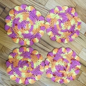 Crochet Dishcloths- set of 4